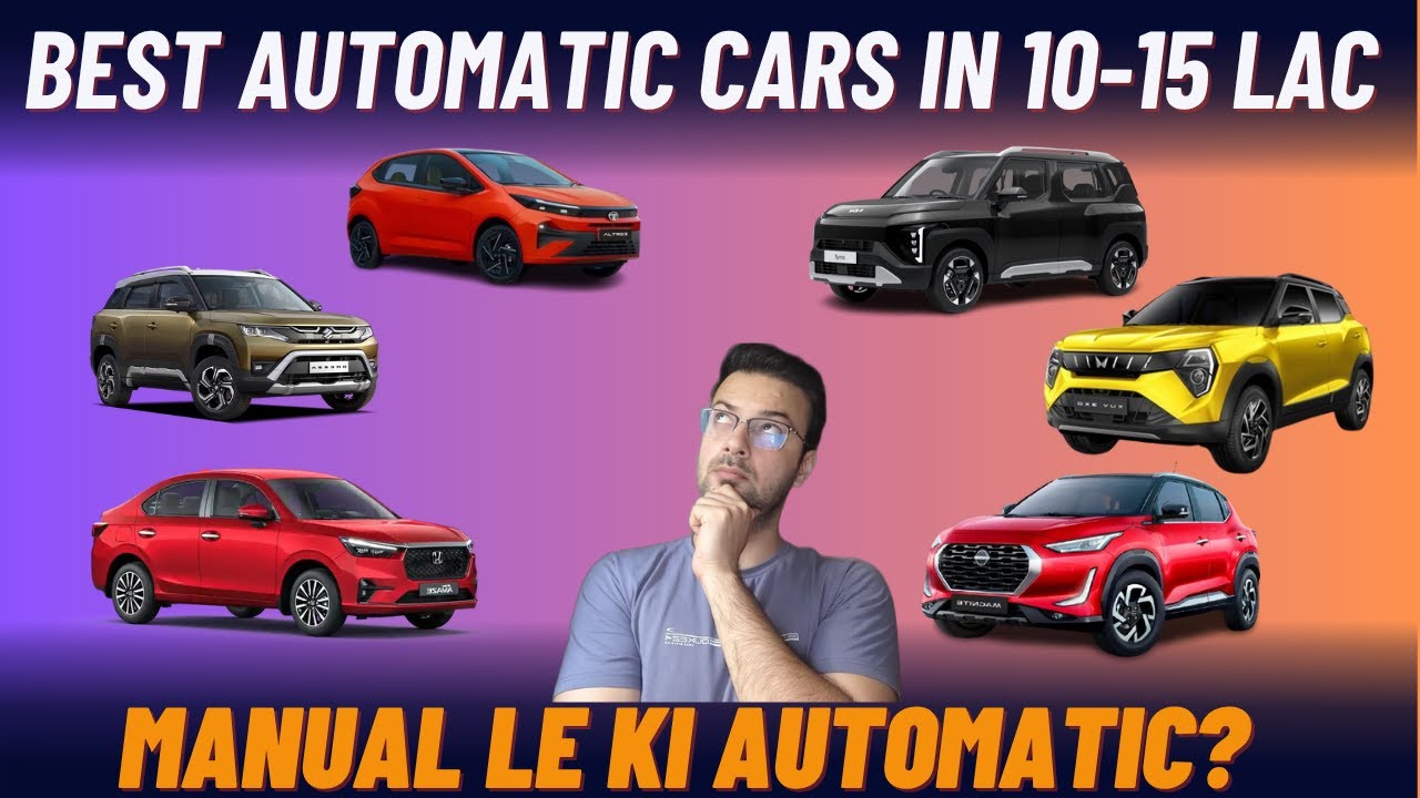 10-15 Lakh Me Best Automatic Car Konsi Len? AMT VS DCT VS TC VS CVT All Compared to Manual