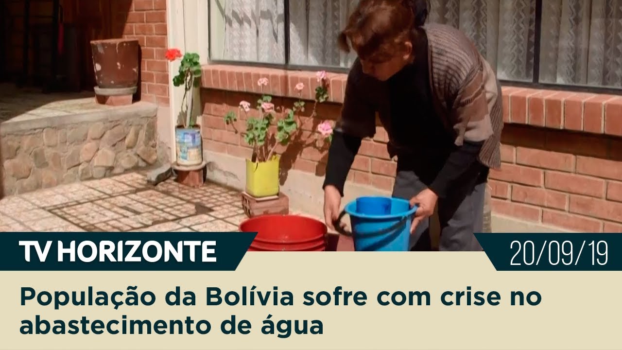 TV Horizonte - Popula&ccedil;&atilde;o da Bol&iacute;via sofre com crise no abastecimento de &aacute;gua