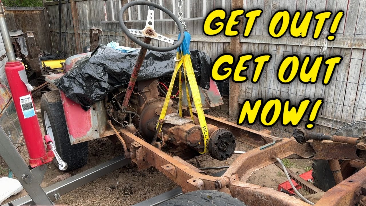 1948 Willys CJ2A Transmission Removal