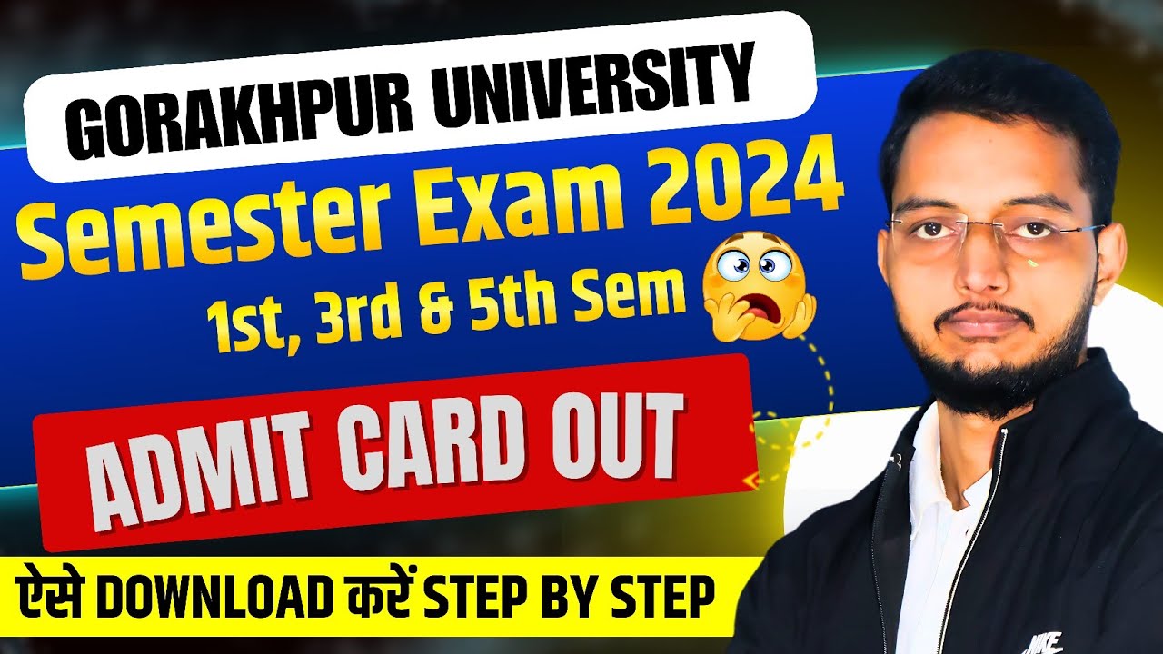 DDU Semester Exam 2024 Admit Card जारी | How To Download DDU Semester Exam Admit Card|UG & PG Course