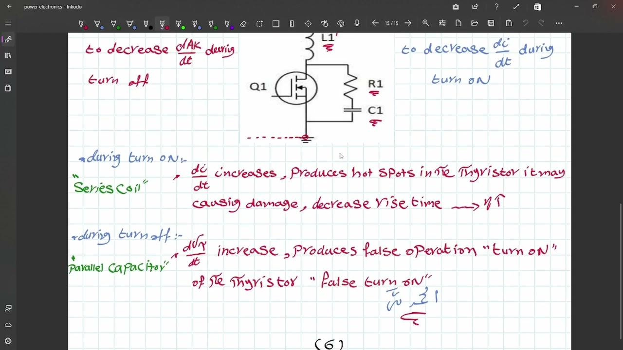 Power Electronics (1) :  8  Snubber Circuit