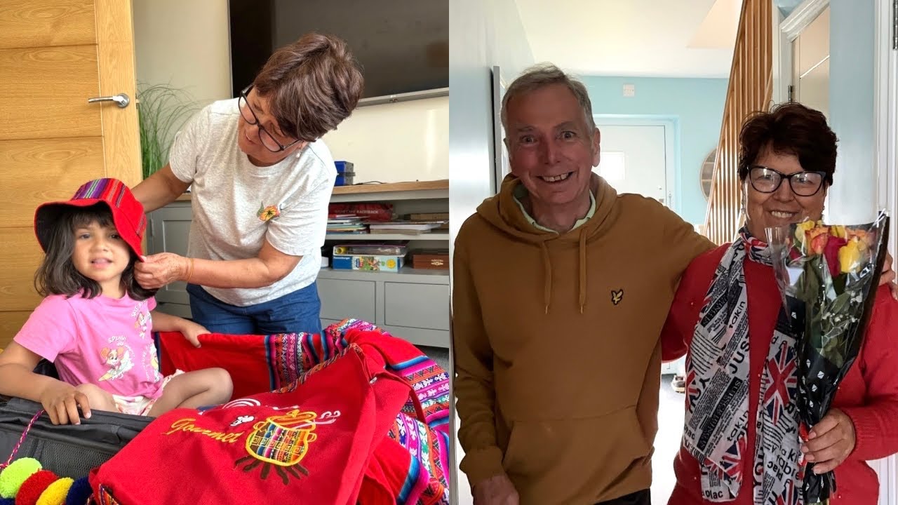 🤭Reencuentro con mi suegro ¿Qué trajo mi Mamá de Perú a Inglaterra?🇵🇪🇬🇧