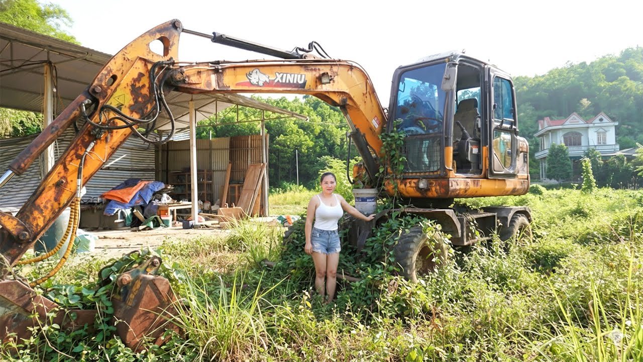 Girl's Challenge in Repairing Broken Giant Wood Grabber - XINIU XN90Y