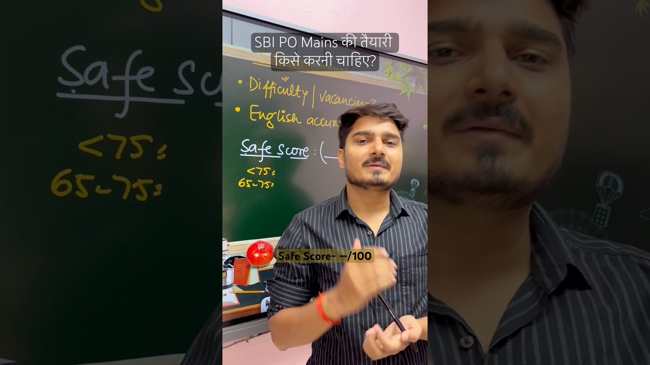 SBI PO Expected Cut Off 2026 | SBI PO Prelims Safe Score by Vijay Mishra