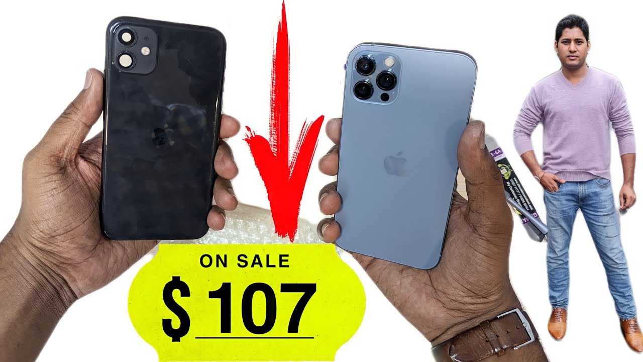 How to Convert iPhone 11 into iPhone 13 Pro | How to upgrade destroyed 11 into 13 Pro | AMS-HINDI
