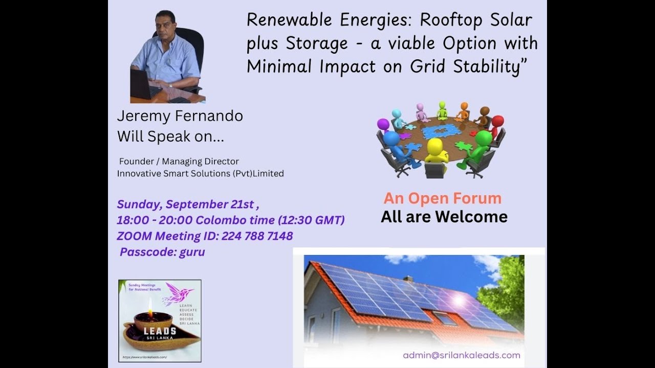 Rooftop Solar Plus Storage as a Viable Option for Grid Instabilityby Jeremy Fernando &mdash; 21 Sept 2025