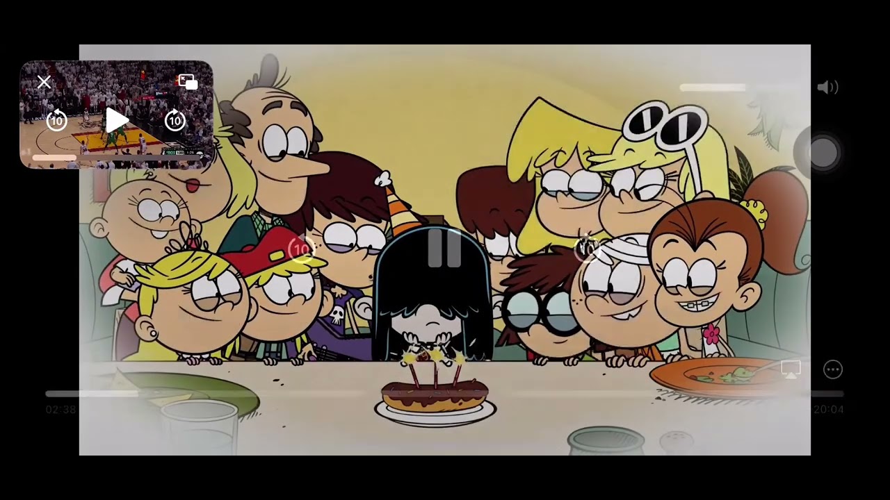 The Loud Family sing Happy Birthday to Lucy for 10 minutes