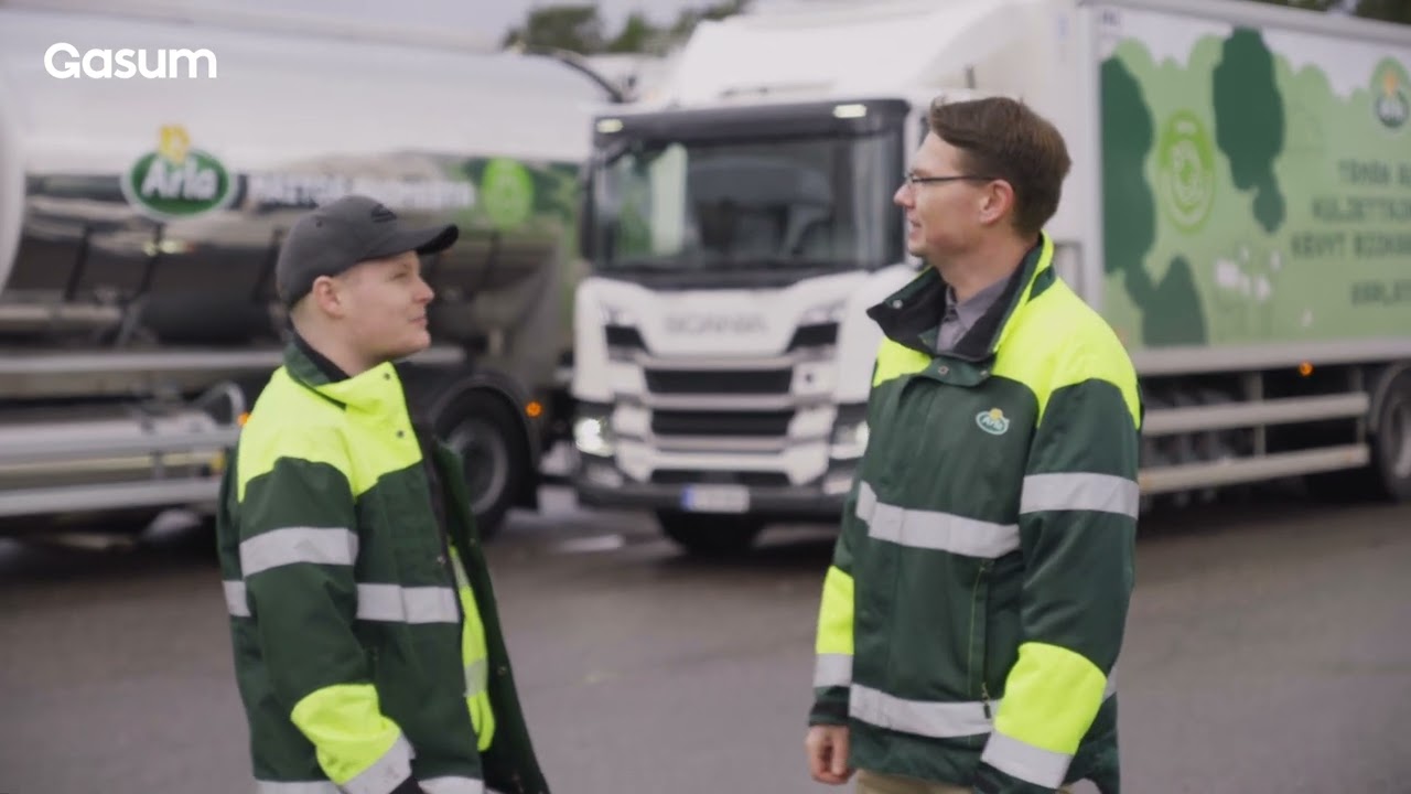 Arlan maitotuotteet kulkevat kauppoihin biokaasun voimalla