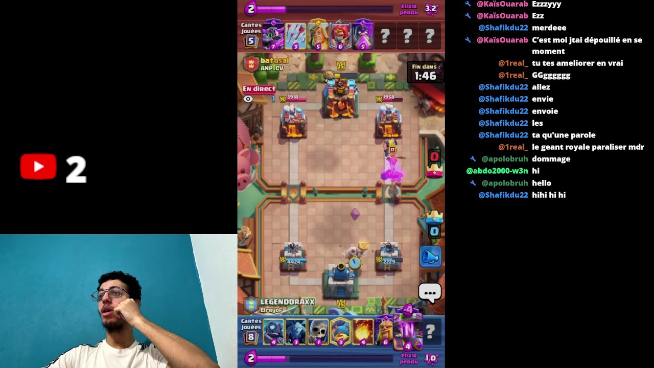 CLASH ROYALE MEILLEUR JOUEUR #1 // 1V1 TOUT LE MONDE // 1k d'abonnés....
