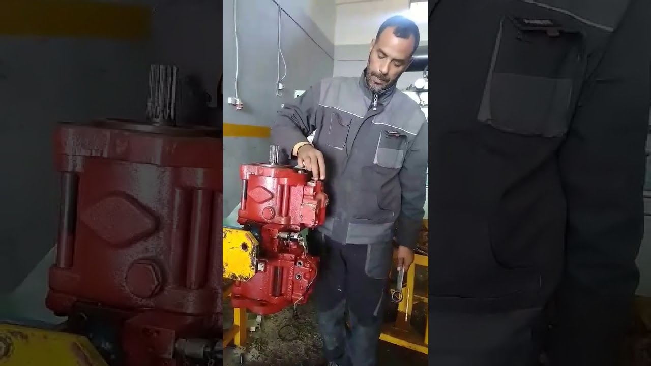 إصلاح المضخة الهايدروليكية - حل مشكلة تسريب الزيت - سعيد رابح رابح