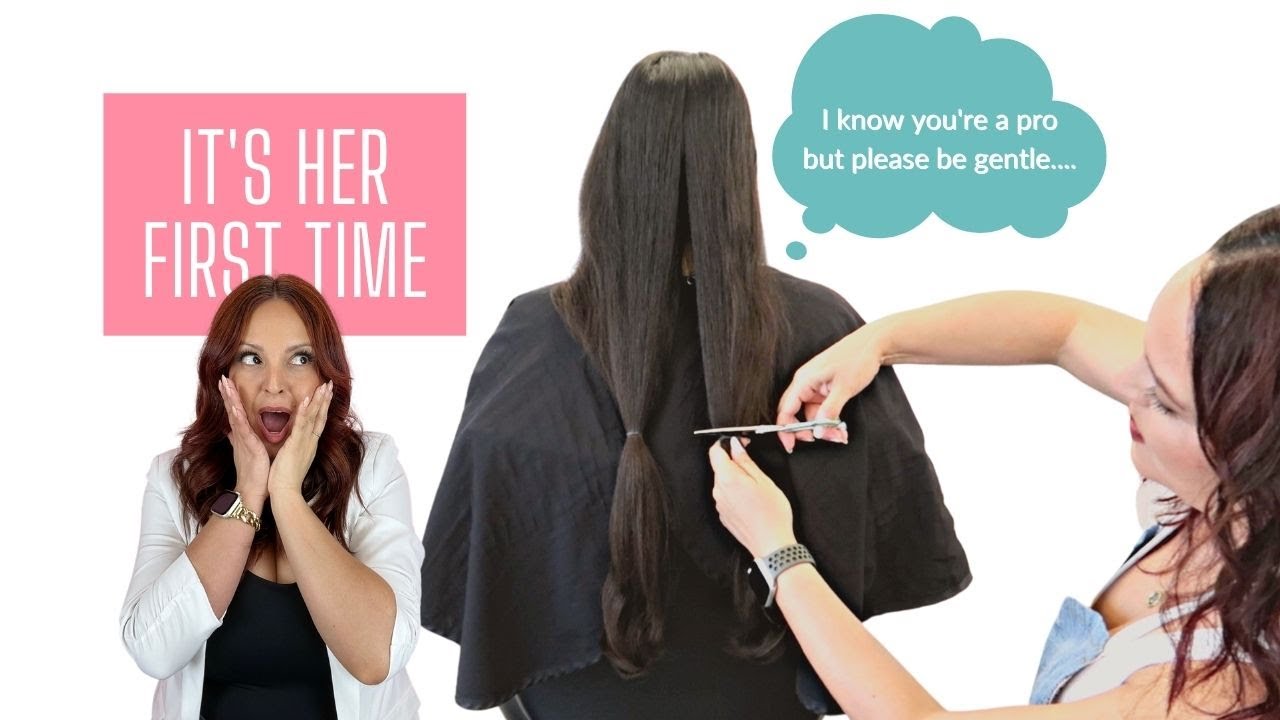 Virgin Hair 😱 MAJOR HAIR TRANSFORMATION #hairtransformation #hairtutorial