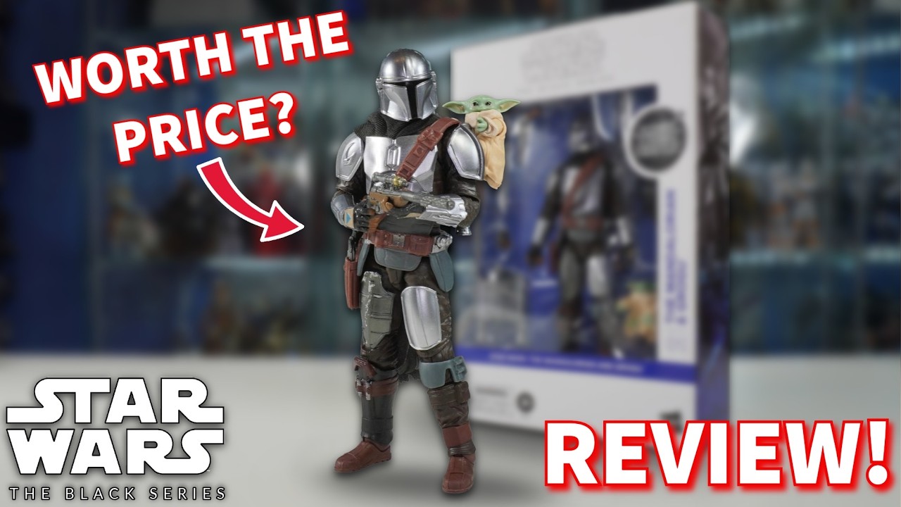Стоит ли 35 долларов?! Обзор фигурок Black Series Deluxe Mandalorian и Grogu.