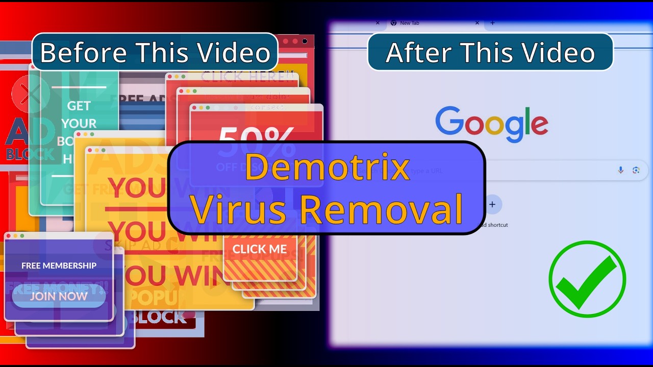 Вирус Демотрикс — автоматическое и ручное удаление