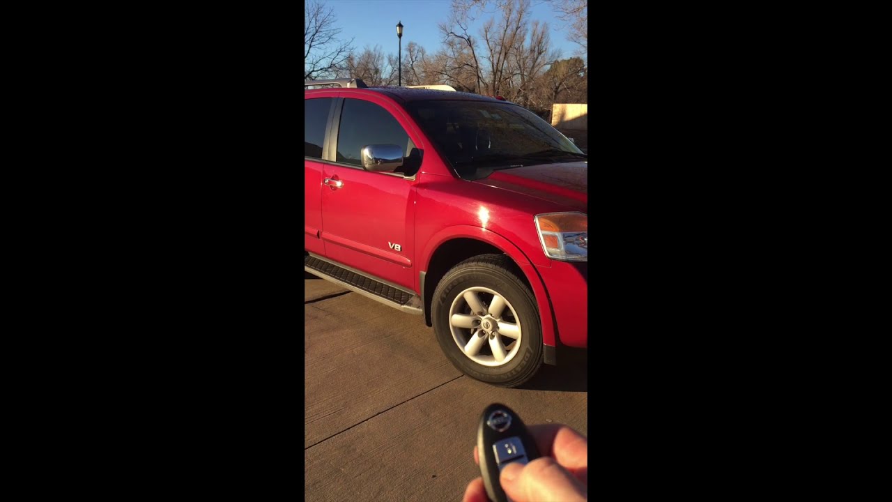 Nissan Armada Intelligent Key troubleshooting and battery change Nissan Intelligent Key