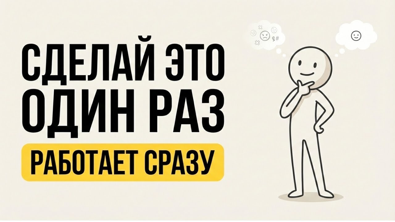 Сделай это один раз — настроение меняется сразу (Проверь сам)
