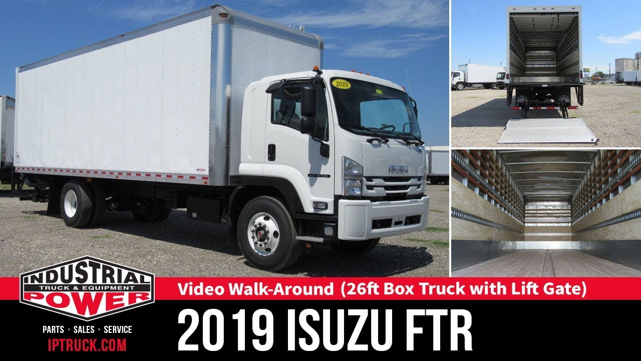2019 ISUZU FTR 26ft Box Truck | ISUZU Truck Walk Around | IP TRUCK