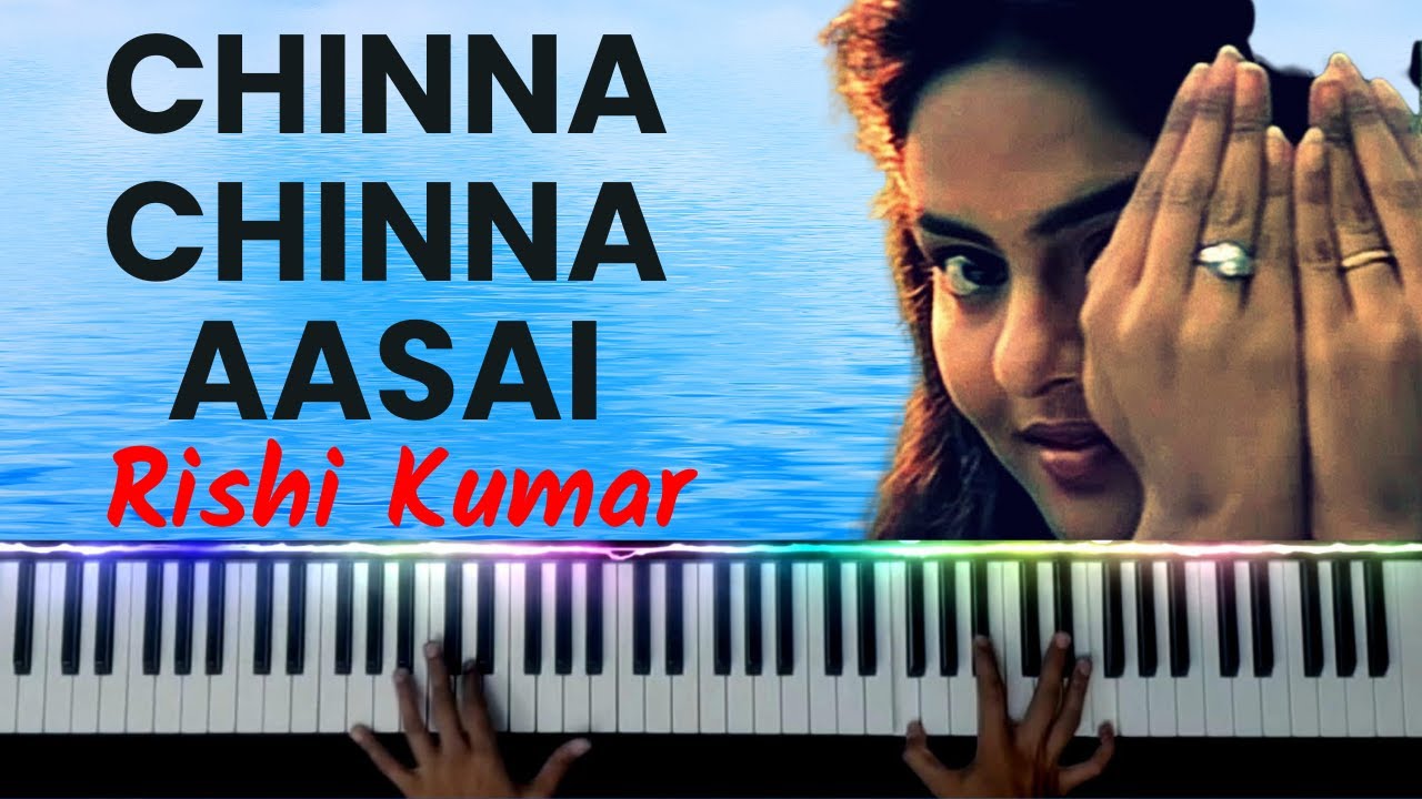 Chinna Chinna Aasai Piano Instrumental | Dil Hai Chota Sa | Notes | Chords | Tutorial | Roja Cover