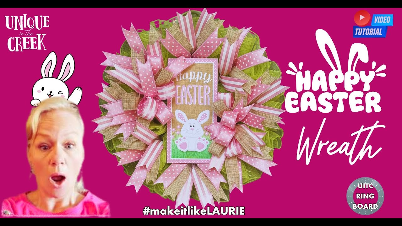 Easter Wreath Making for Beginners | Unique in the Creek Ring Board | Kit218RI