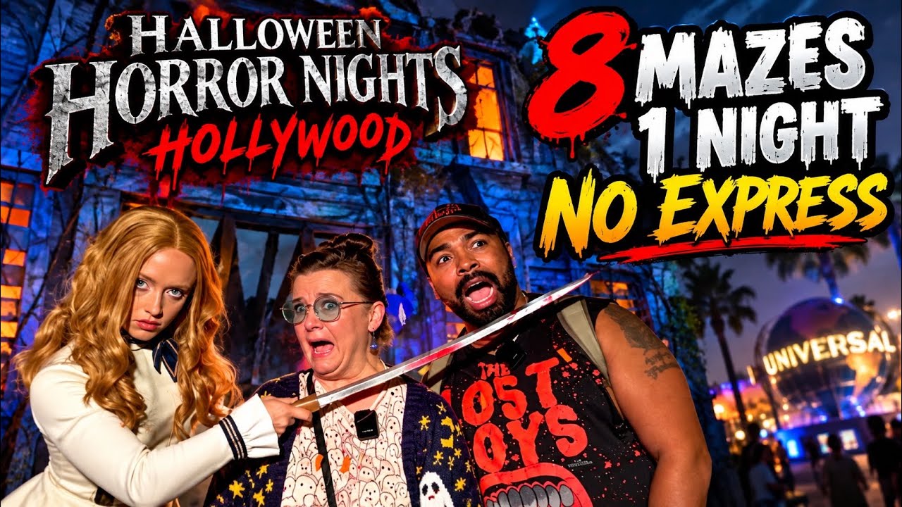 All 8 Mazes. One Night. Endless Screams. | Halloween Horror Nights Hollywood 2025