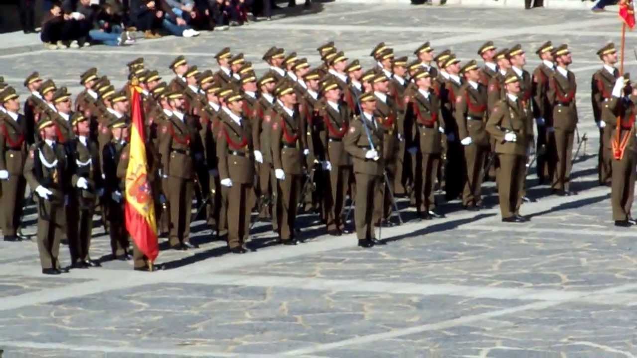 Himno de Infantería. Academia Infantería Toledo. Día de La Patrona (8.12.2013)