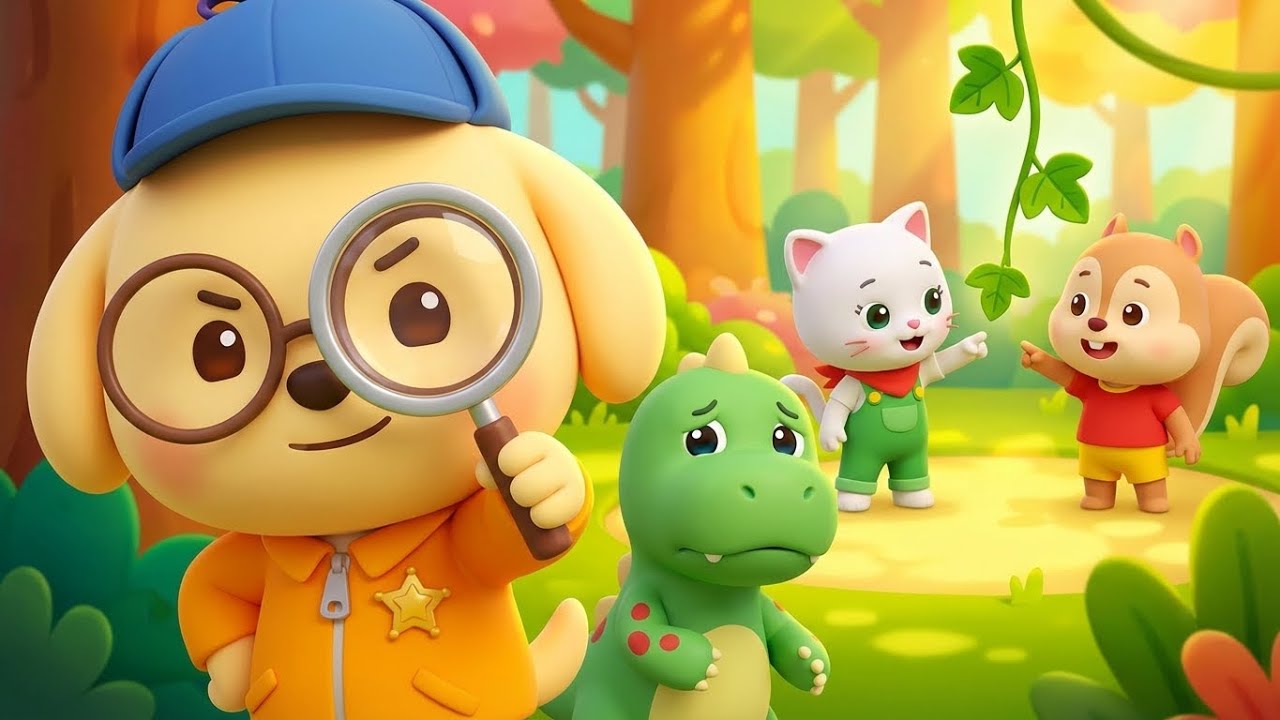 PONO & Friends: Baby Dino's Itchy Mystery! 🌿🦕 | Safety Lesson: Leaves of Three, Let It Be!