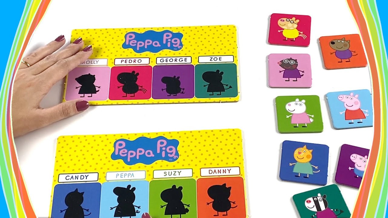 Peppa Pig Play with Coloured Cards - Learning for Toddlers | MediaKids