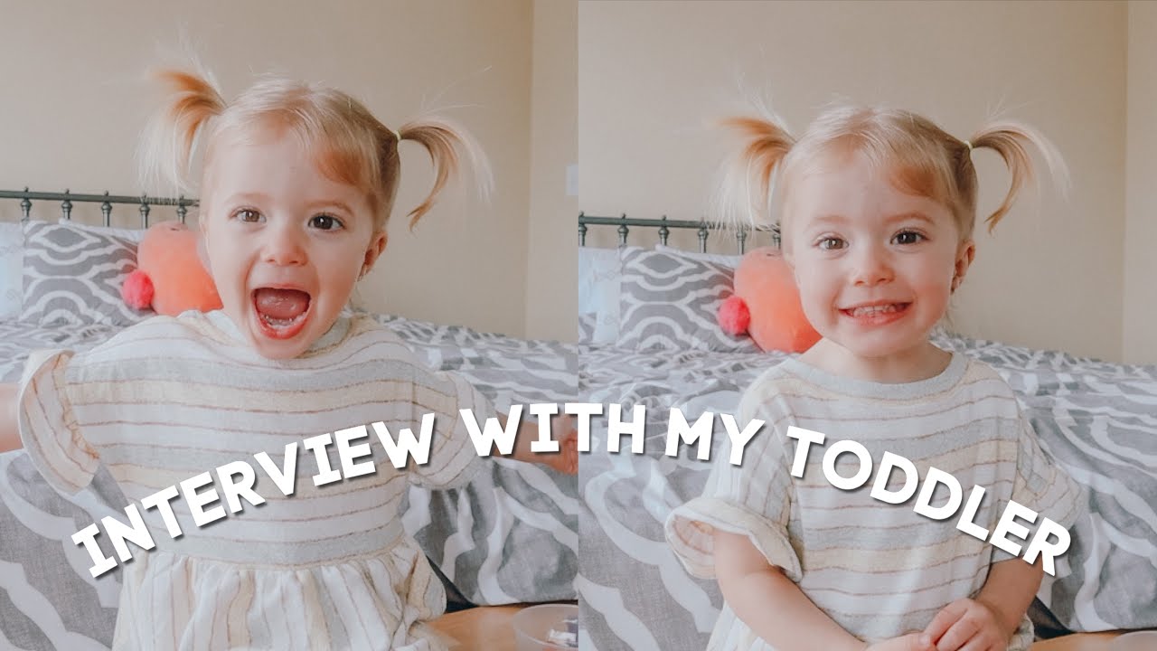 Interview With My One Year-Old // mom of 2
