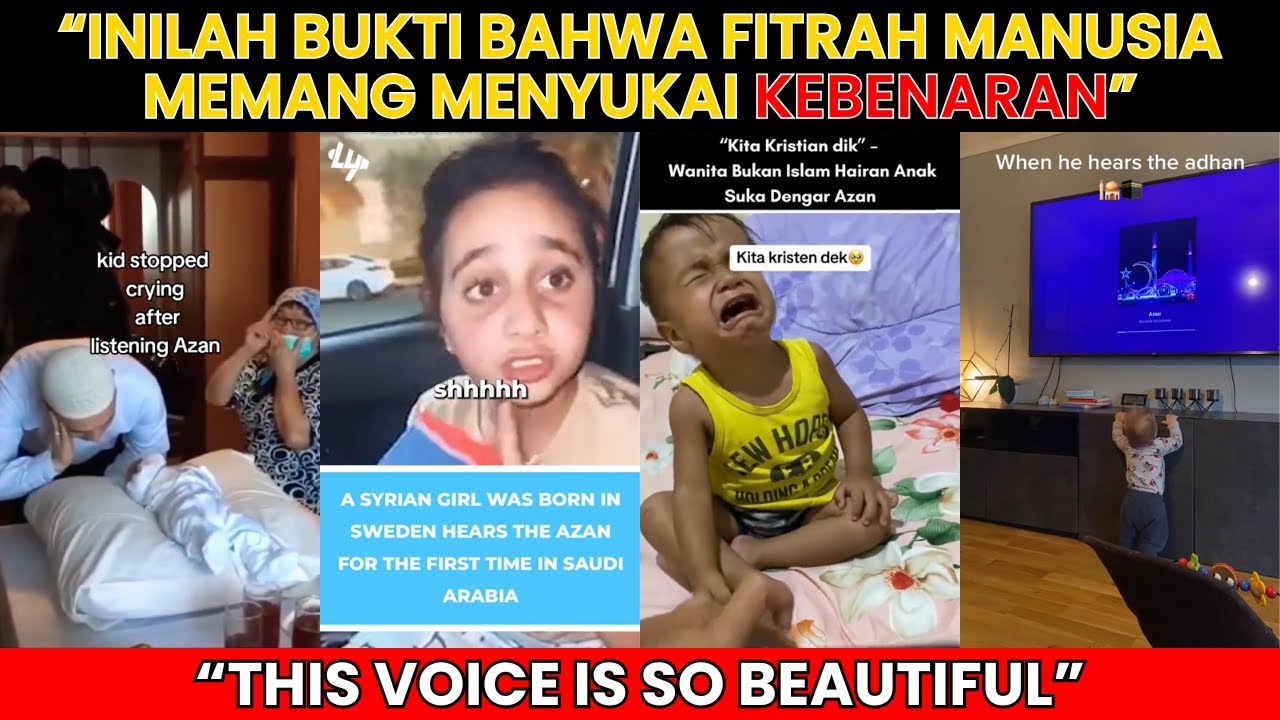 Terdiam & Merinding! Non Muslim Tersentuh Saat Mendengar Adzan