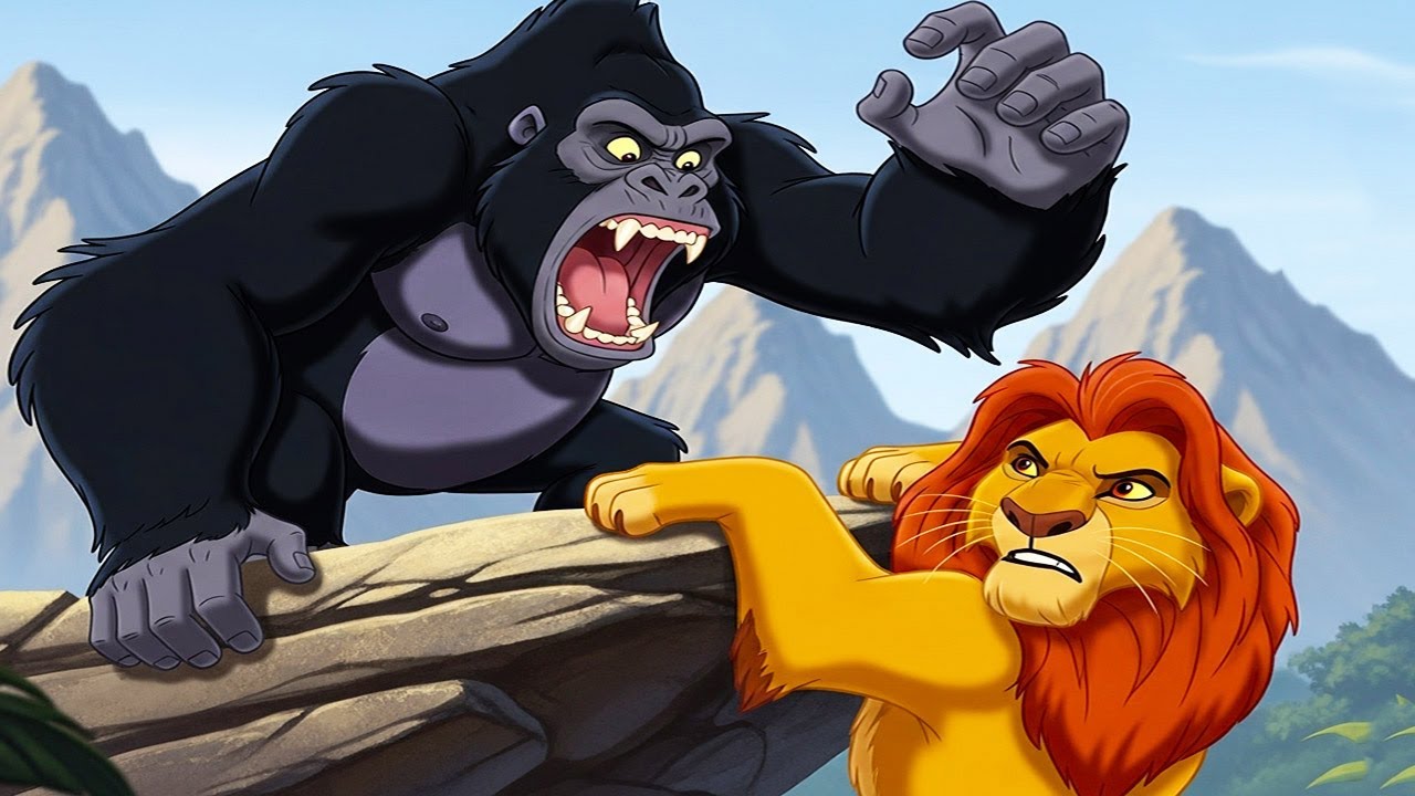 What if Mufasa challenged Kerchak ? , Lion King Song !