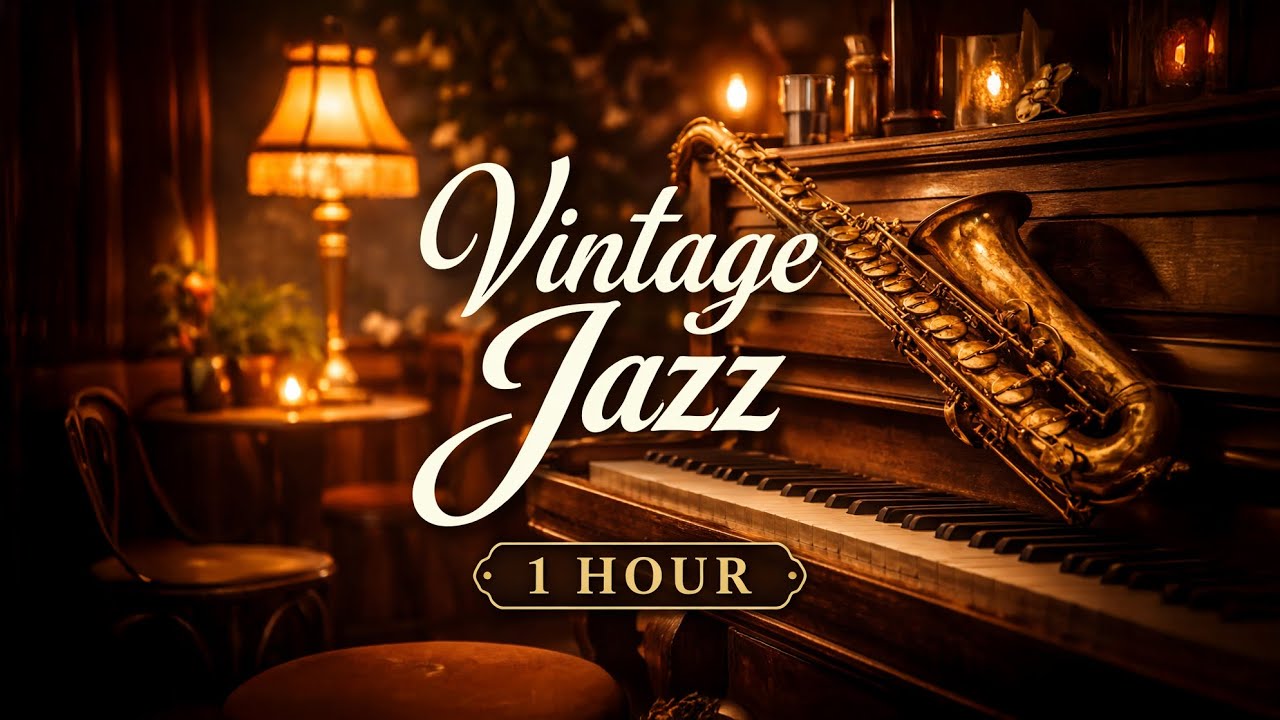 Vintage Jazz for Relax & Focus | Focus & Vibes (1 Hour – 4K)