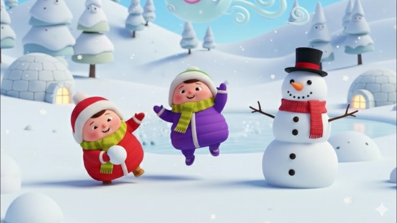 Gla-Gla-Gla ! Il fait FROID ! ⛄️ 🎶 Comptine d'Hiver Rigolote