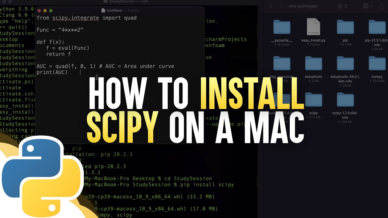 How To Install SciPy On A Mac