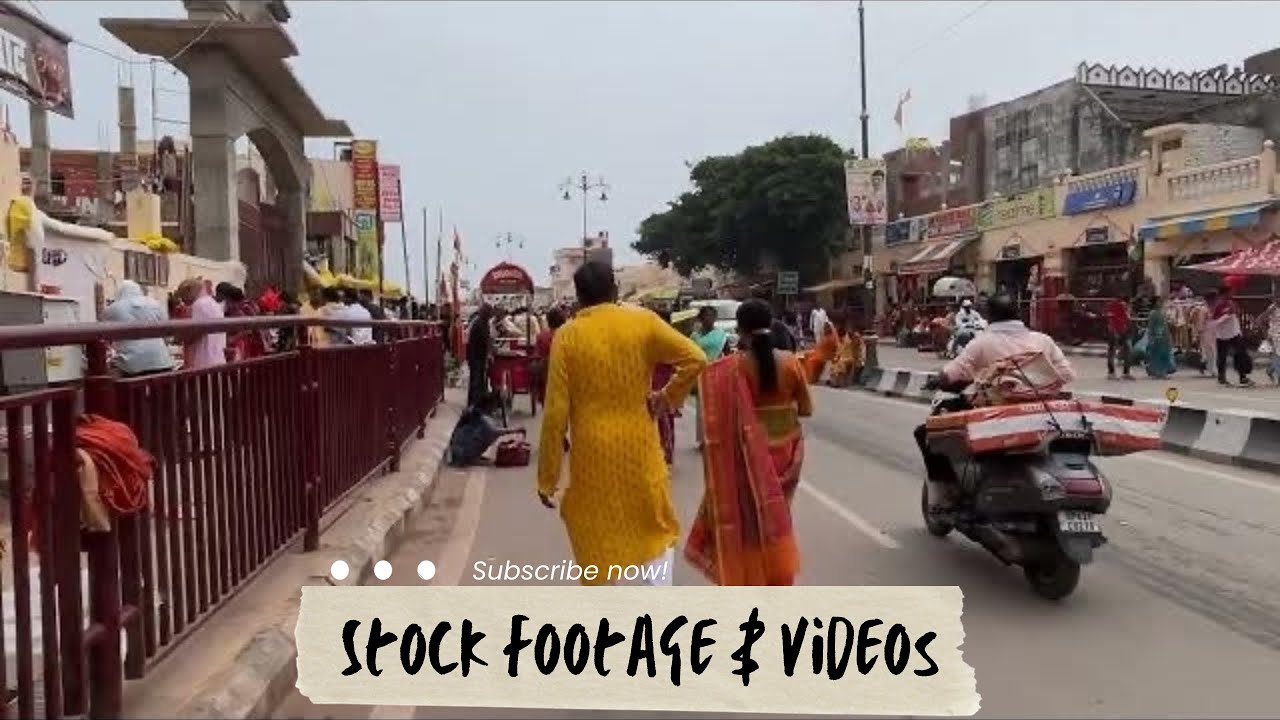 Exploring Ayodhya: Pilgrimage to Hanuman Garhi & Ram Mandir | Stock Footage & Videos