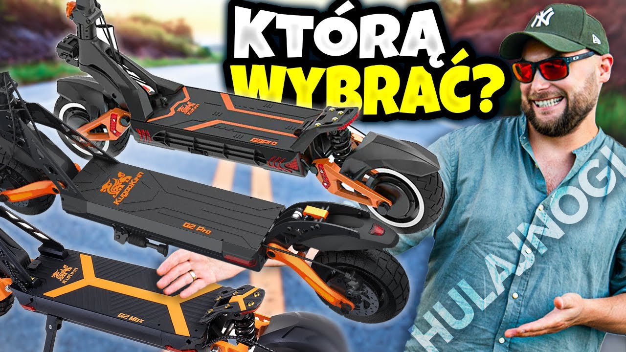 Sprawdziłem Najlepsze Hulajnogi Kukirin!  G2 Pro / G2 Max / G3 Pro