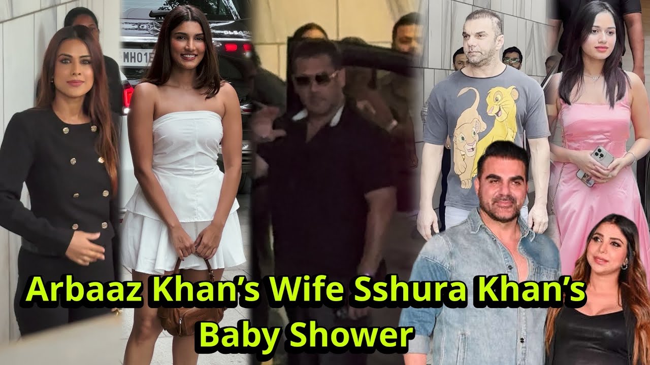 Bhaijaan Salman Khan, Alizeh Agnihotri,Arpita Khan Joins Arbaaz & Sshura Khan For Baby Shower 🎀