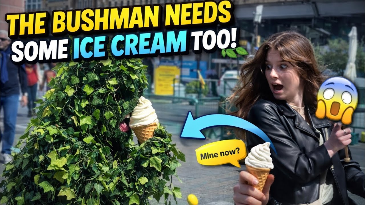 Bushman prank: Surrender the coin… or face the bush 👀🌿