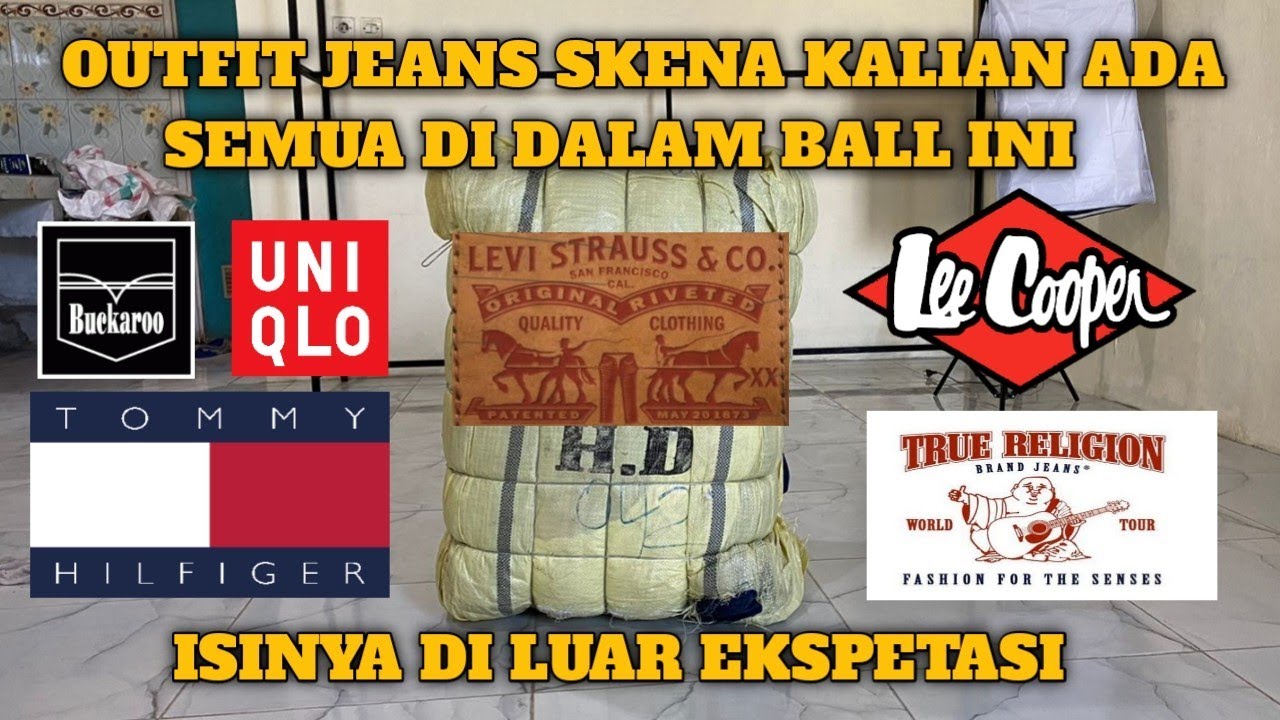 BONGKAR JEANS COWOK HD KUNING KODE MJP 042 GOKIL PARAH SIH INI ‼️#bongkarball #thrifting #thrift