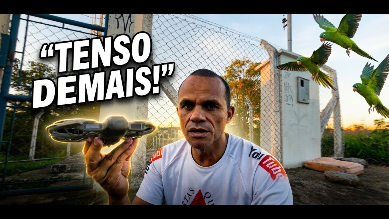 Primeiro Voo com o DJI Neo 2… e Fui Atacado por Pássaros!