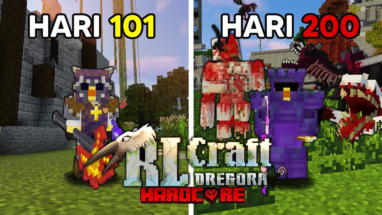 200 Hari di RLCraft Dregora Hardcore!