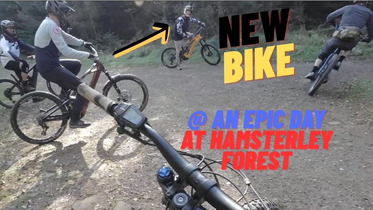 A new bike and epic ride at hamsterly forest