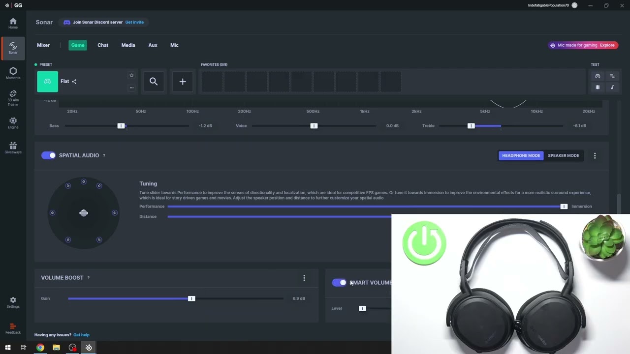 STEELSERIES Arctis 7+ &ndash; Jak skonfigurować dźwięk w Sonar