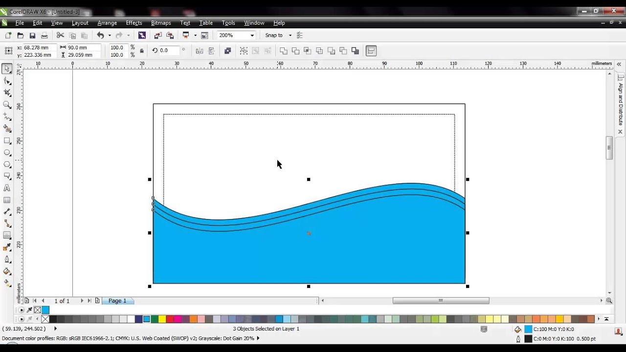 Create Business Card In CorelDraw Hindi
