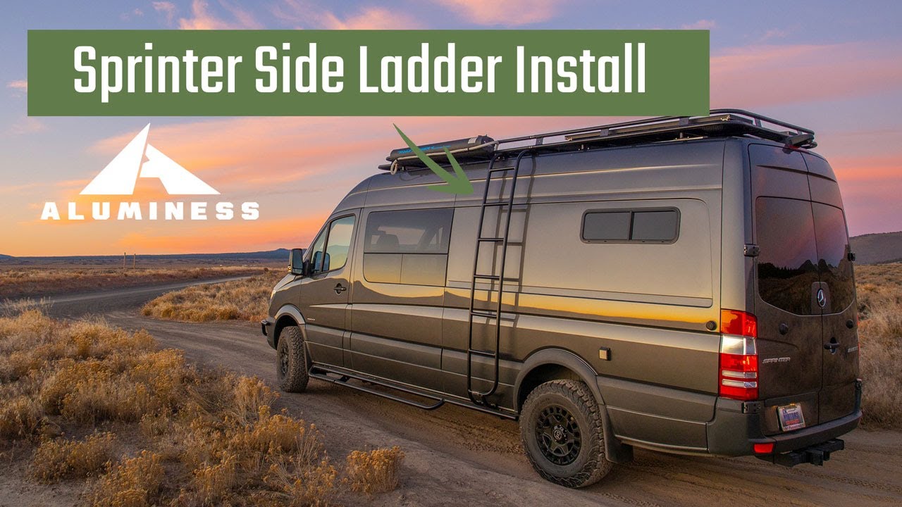 Mercedes Sprinter Track Mounted Ladder Installation