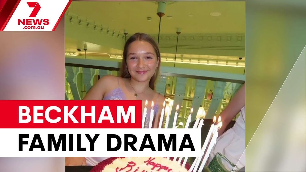 Harper Beckham supports Brooklyn amid family feud | 7NEWS