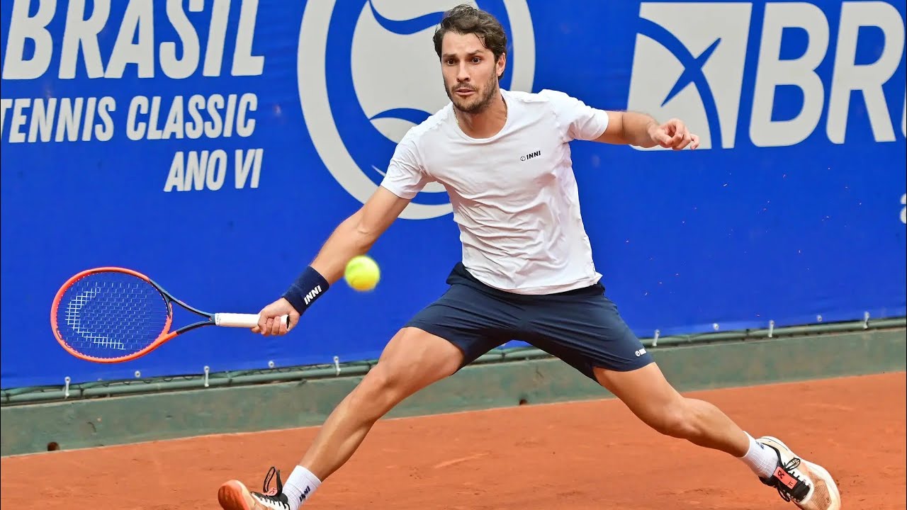 Eduardo Ribeiro (BRA) Vs Hugo Dellien (BOL) // S&atilde;o L&eacute;o Open de T&ecirc;nis