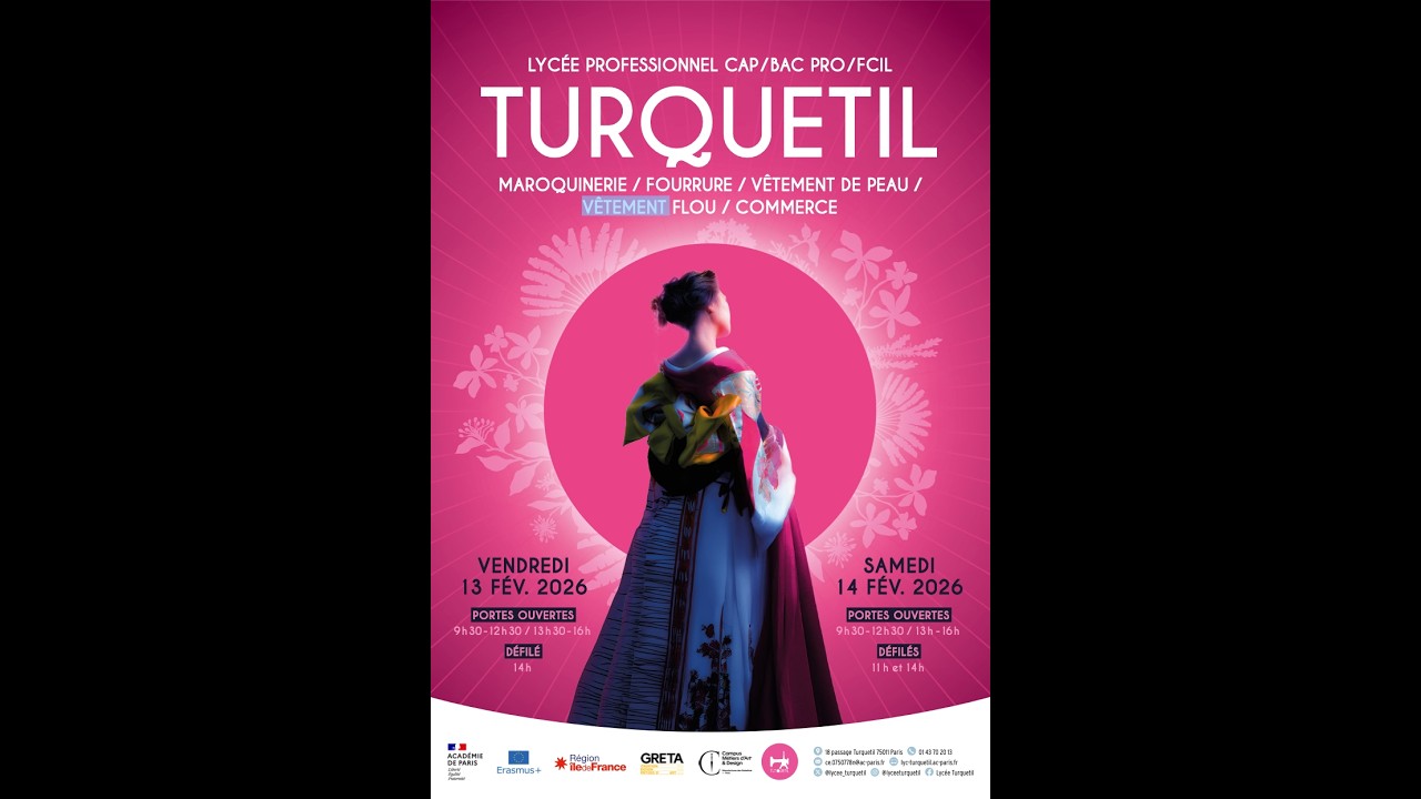 Défilé des portes ouvertes 2026 lycée Turquetil Paris (rush)
