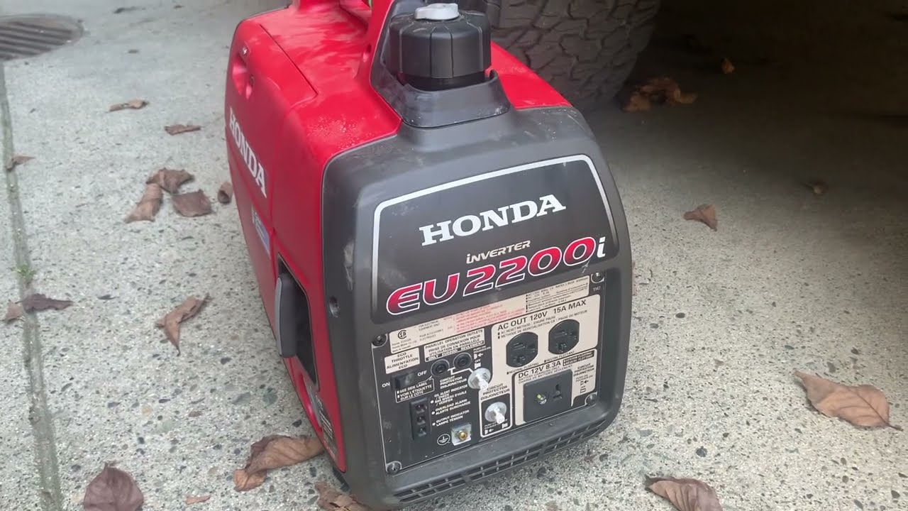 本田Honda EU2200i 汽油发电机简单介绍 房车 野营 露营 打猎 钓鱼 应急