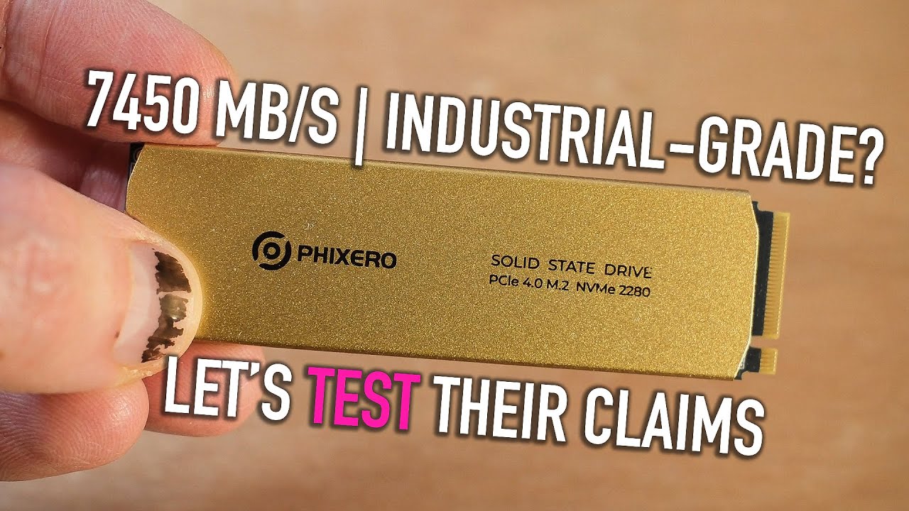 7450 MB/s? Let's Test the PHIXERO H7400 NVMe M.2 SSD