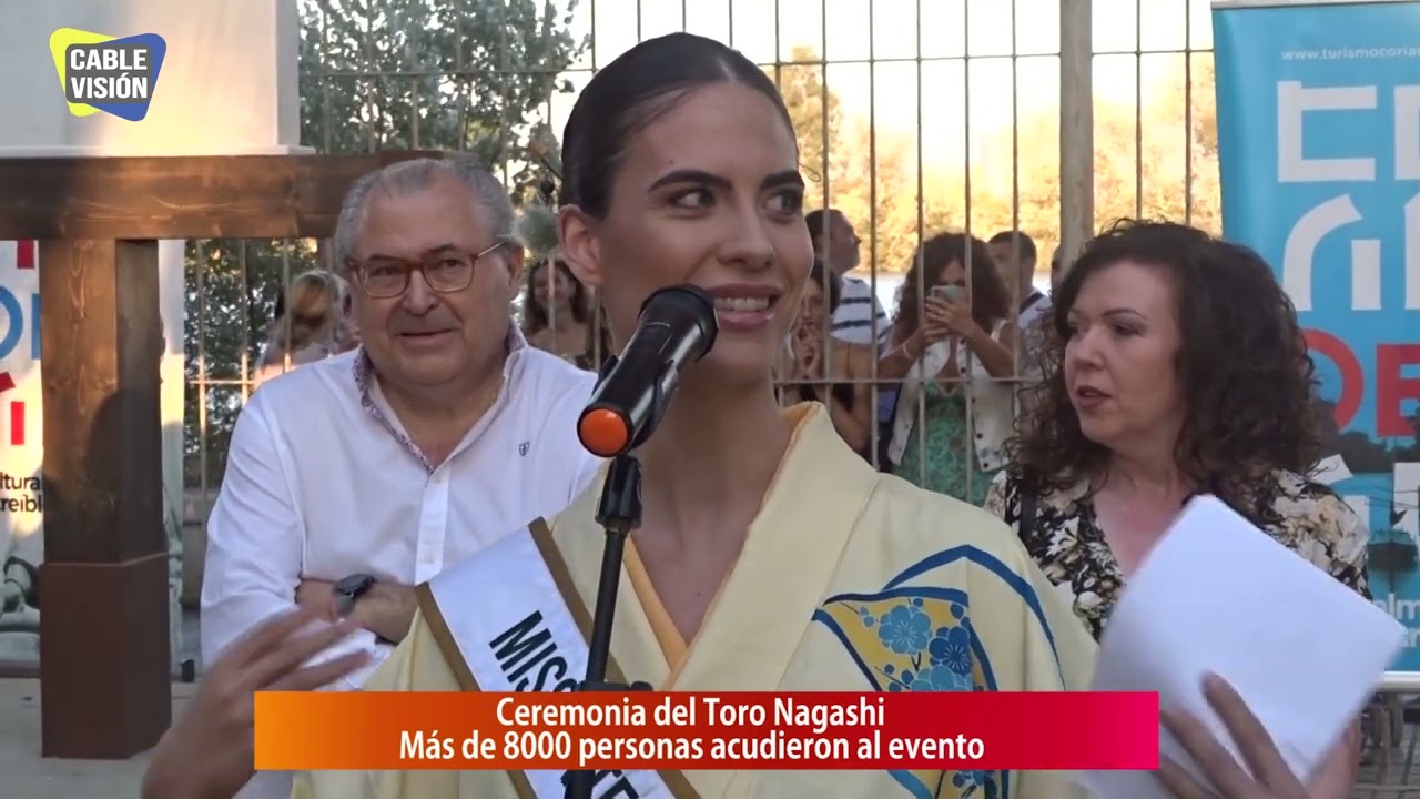 Más de 8.000 personas celebran en Coria del Río la Ceremonia del Toro Nagashi.