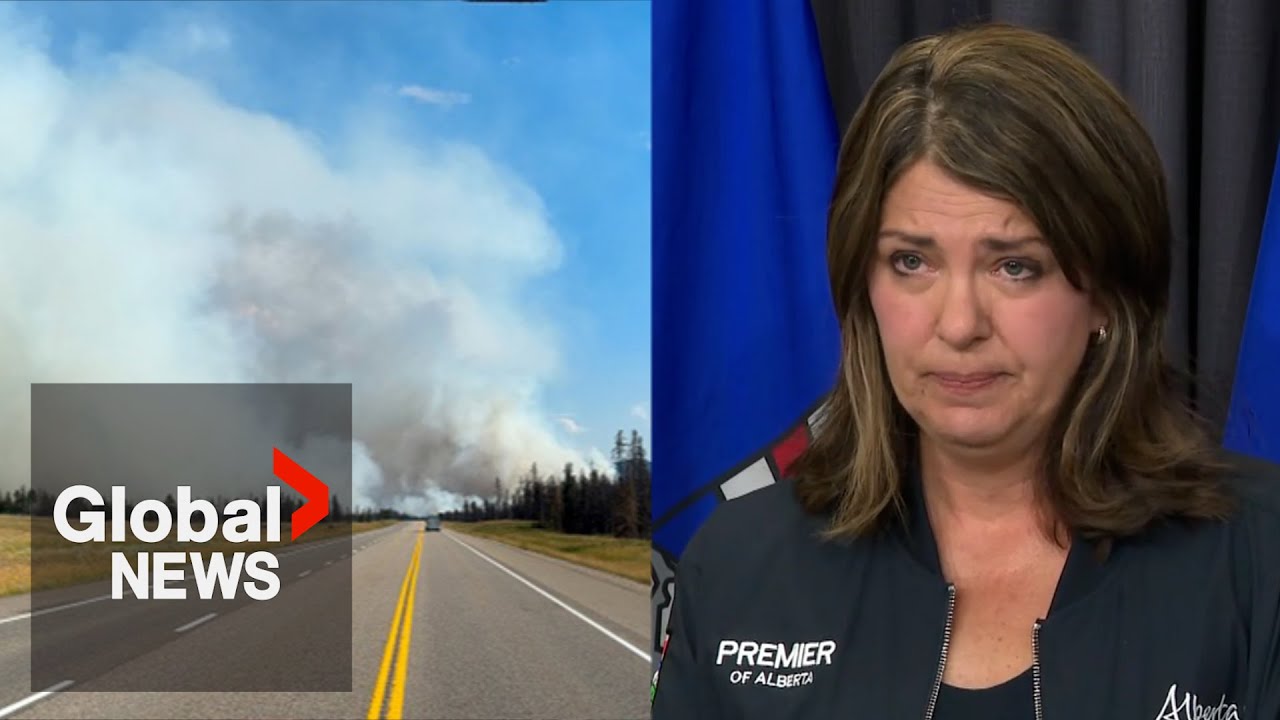 Jasper wildfire: Alberta premier gets emotional over 